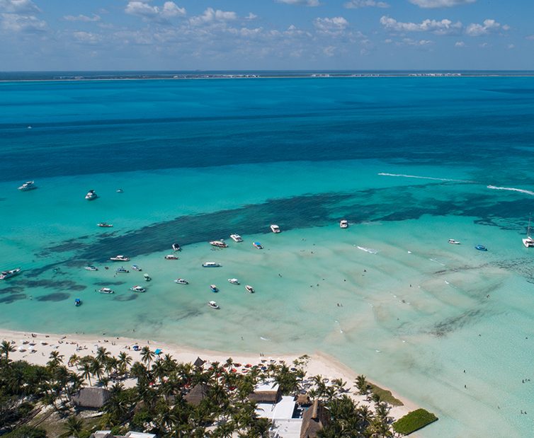 Playa Norte desde el aire
